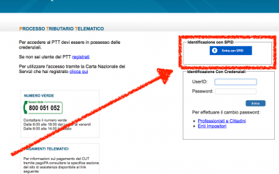 Processo Tributario Telematico – Interessanti novita: SPID e (forse) PEC
